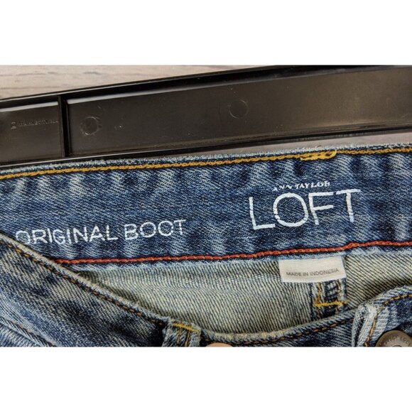 Ann Taylor Loft Jeans Women's Size 4 Original Boot Cut Stretch 30/33 - Picture 6 of 7